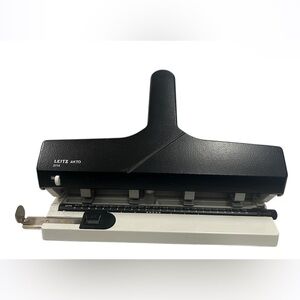 Vintage Leitz 5114 AKTO Heavy Duty Variable Multi Hole Punch Slany Design